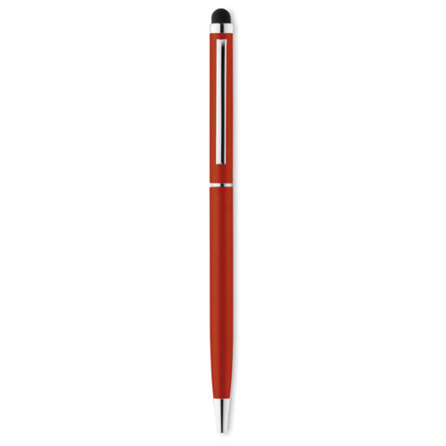 Bolígrafo táctil NEILO TOUCH con cuerpo de aluminio reciclado y puntero para pantallas, ideal como regalo ecológico promocional