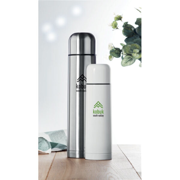 Botella térmica CHAN de acero inoxidable con tapa taza, 500 ml