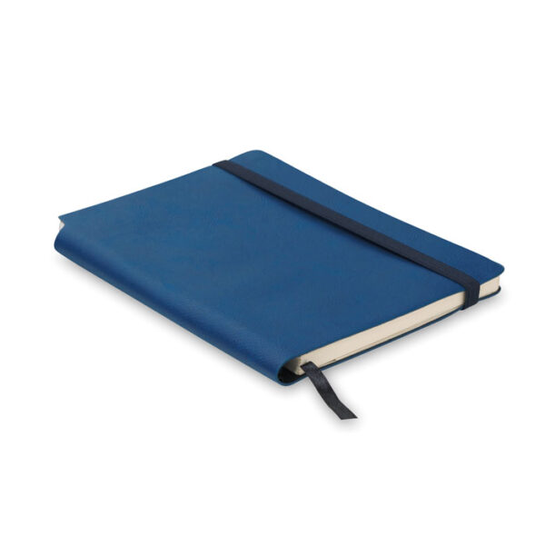 Libreta ejecutiva sostenible SOFTNOTE A5 con cierre elástico, marcapáginas y portabolígrafos