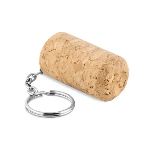 El llavero de corcho Tapon es el detalle ecológico ideal para eventos sostenibles. Flotante, personalizable y 100% natural, transmite compromiso con el medioambiente.