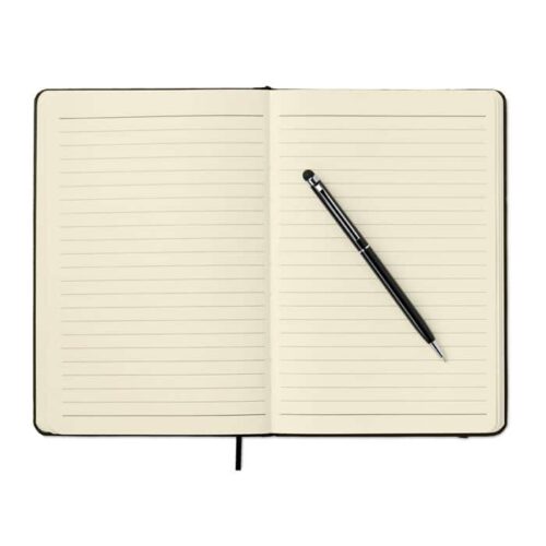 Set de libreta corporativo NEILO con bolígrafo y caja negra