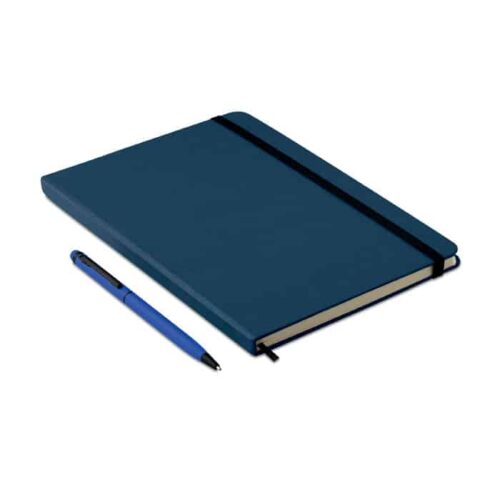 Set de libreta corporativo NEILO con bolígrafo y caja negra