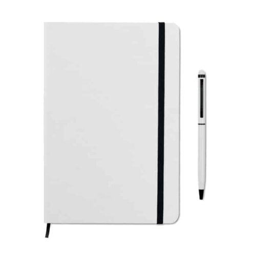Set de libreta corporativo NEILO con bolígrafo y caja negra