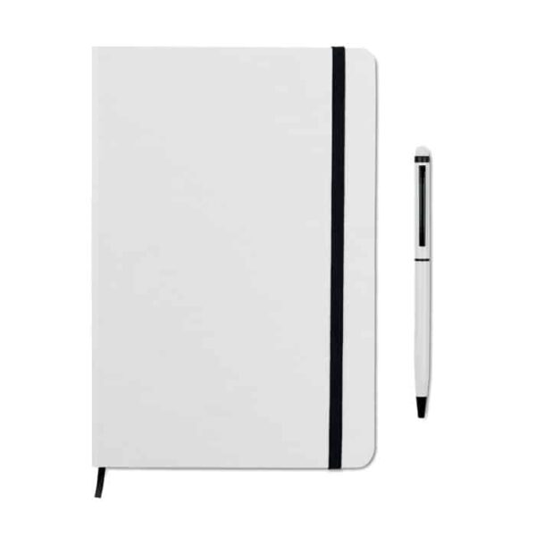 Set de libreta corporativo NEILO con bolígrafo y caja negra