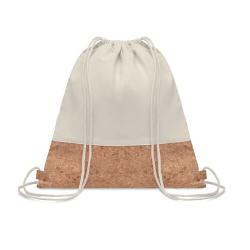 Bolso de cuerdas con base de corcho y cuerpo de algodón ecológico Illa