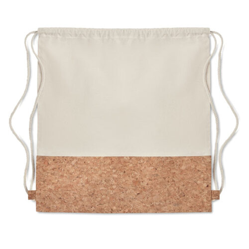 Bolso de cuerdas con base de corcho y cuerpo de algodón ecológico Illa