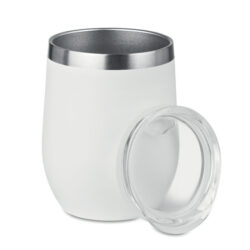 Vaso térmico CHIN CHIN de acero inoxidable con tapa transparente