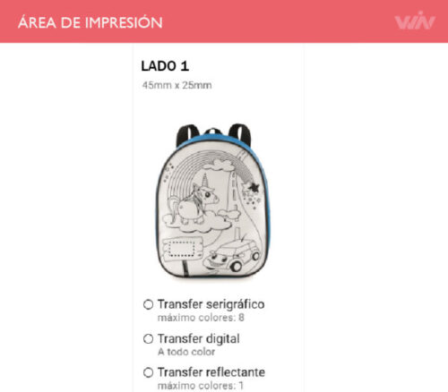 Mochila para colorear BACKSKETCHY - Imagen 5
