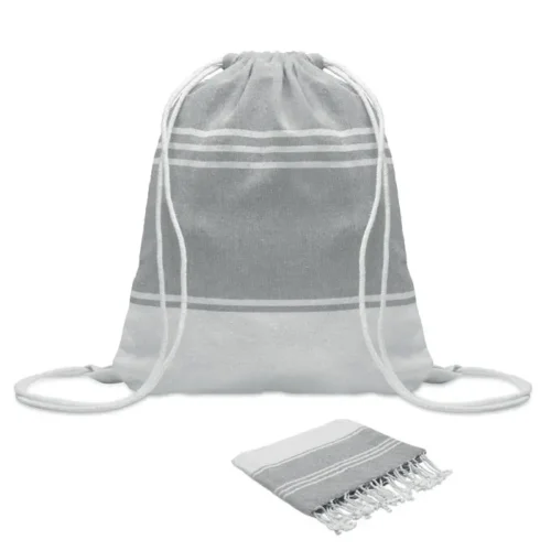 Set de toalla y bolso