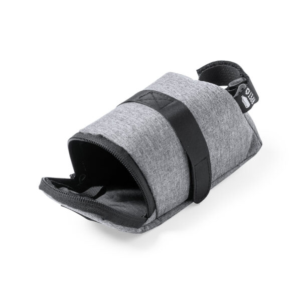 Bolsa para sillín promocional RITOK con velcro y diseño ecológico en RPET