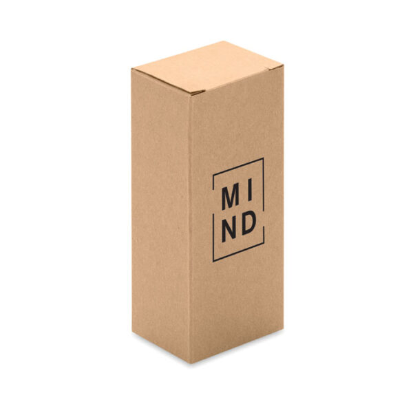 Juego de ingenio ecológico en caja personalizada reciclada