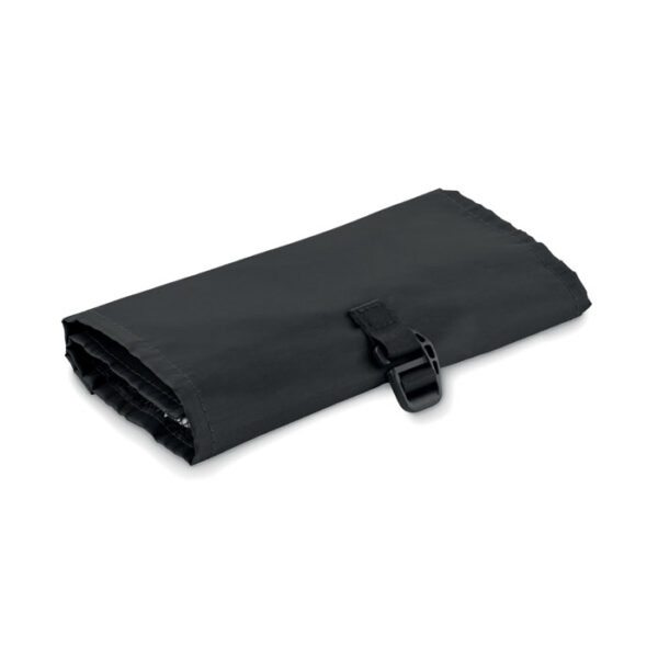 Organizador de viaje personalizado TRAVELI plegable y colgable de RPET reciclado