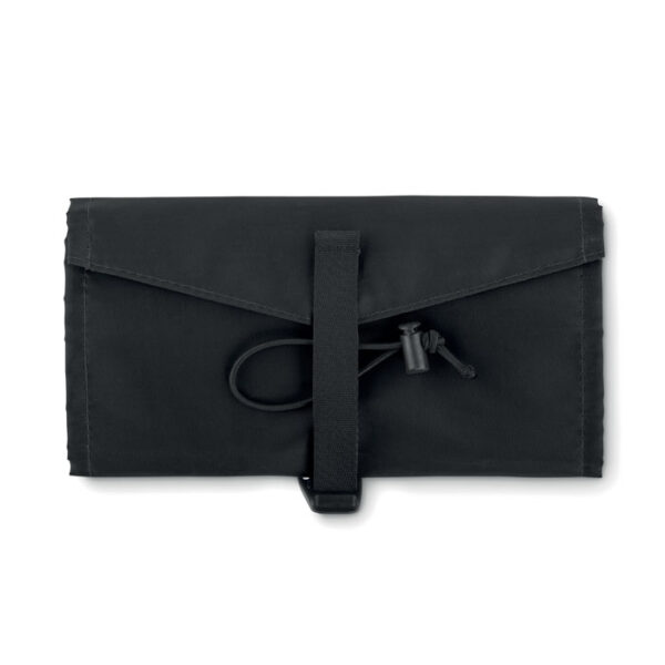 Organizador de viaje personalizado TRAVELI plegable y colgable de RPET reciclado