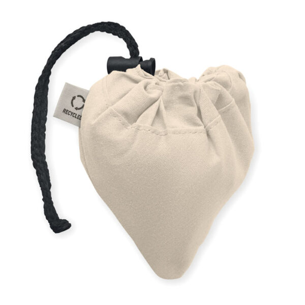 Bolsa reutilizable ecológica CARRIE plegada en forma de corazón