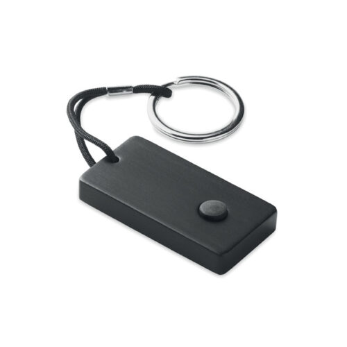 Localizador inalámbrico de bambú con conexión Bluetooth y botón selfie