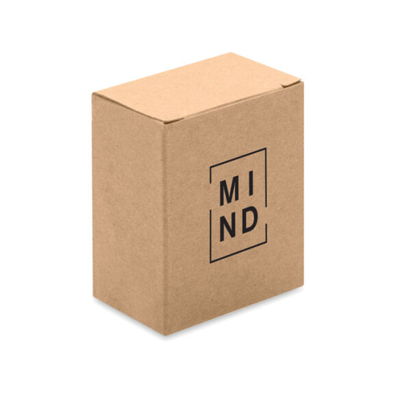 Rompecabezas ecológico de madera con cuerda NEURONA personalizado en caja reciclada