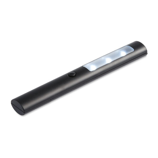 Linterna LED de emergencia para auto con cuerpo compacto y base magnética