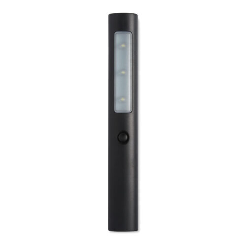 Linterna LED de emergencia para auto con cuerpo compacto y base magnética