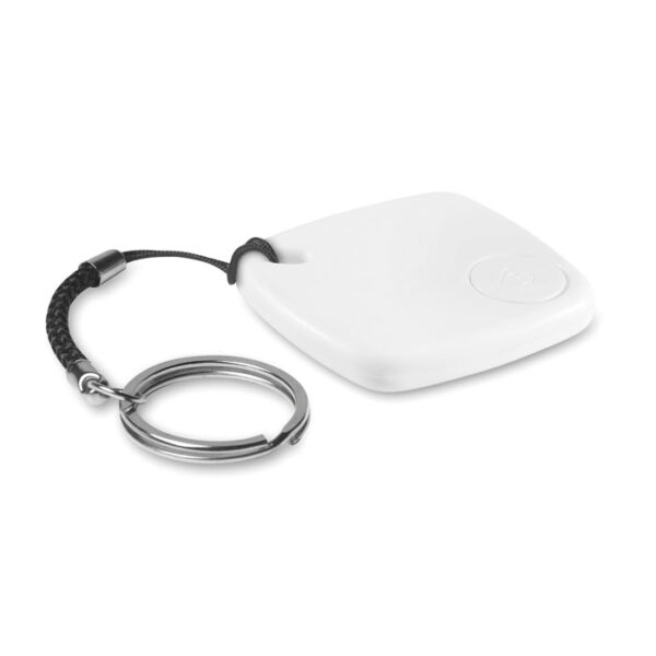 Localizador Bluetooth promocional con botón selfie y correa para llavero