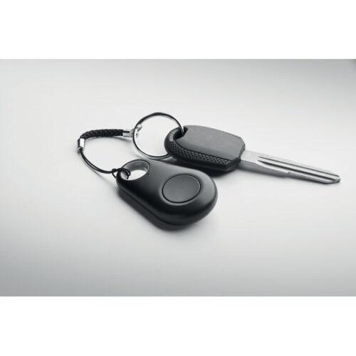 Regalo tecnológico personalizado tipo localizador con Bluetooth y llavero textil
