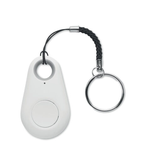 Regalo tecnológico personalizado tipo localizador con Bluetooth y llavero textil