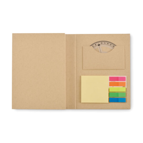 Set de papelería ecológico CENOTE personalizado con bolígrafo y accesorios