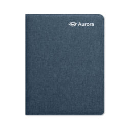 Cartapacio ecológico de tejido RPET con organizador y bloc de notas