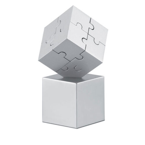 Pisapapeles magnético personalizado KUBZLE de metal con base grabable