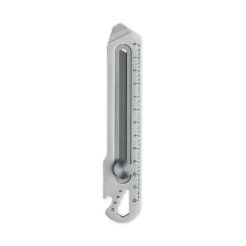 Cúter multifuncional personalizado KNIFEPLUS con diseño de acero y herramientas integradas