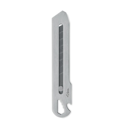 Cúter multifuncional personalizado KNIFEPLUS con diseño de acero y herramientas integradas