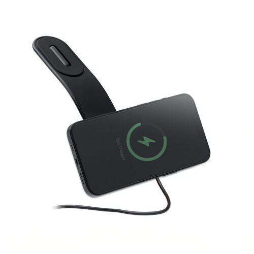 Cargador inalámbrico FLECAR para auto con soporte magnético y carga rápida de 15W