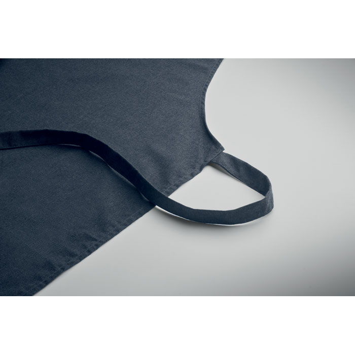 Delantal SOUS COLOUR azul oscuro de algodón reciclado y poliéster RPET