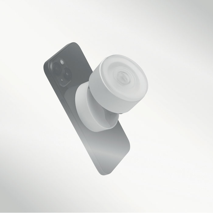 Soporte magnético MAGPHONE blanco para teléfono con succión al vacío