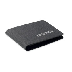 Cartera negra con localizador GPS Apple Find My antipérdida