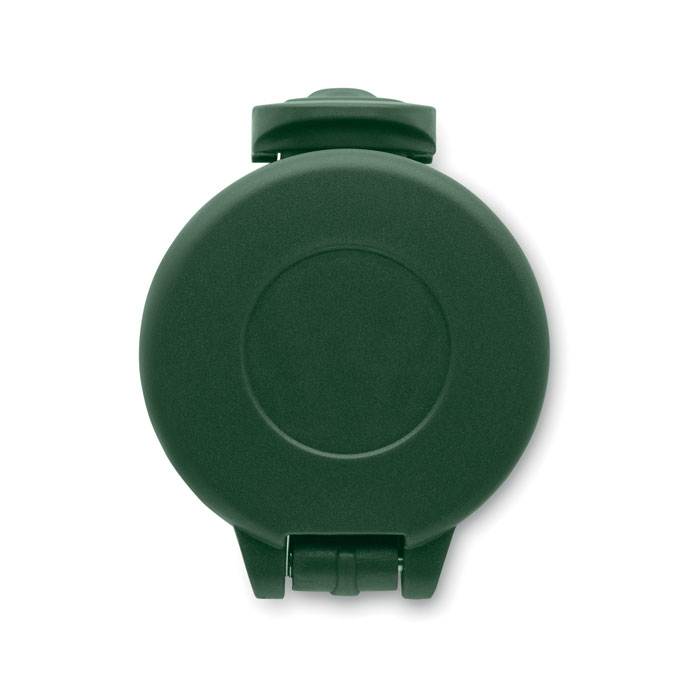 Botella BOTS verde de acero inoxidable reciclado de 300ml con cierre de seguridad