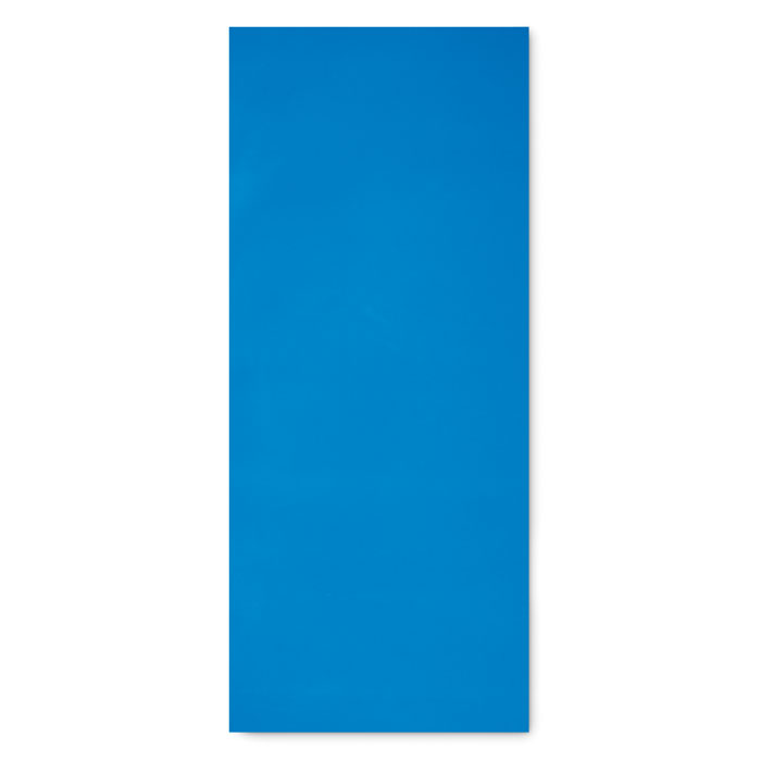 Mat de yoga YOGI de EVA azul de 4mm de grosor con funda de malla