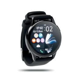 Smartwatch AMOLED IP67 RIST negro con correa de silicona y pantalla táctil