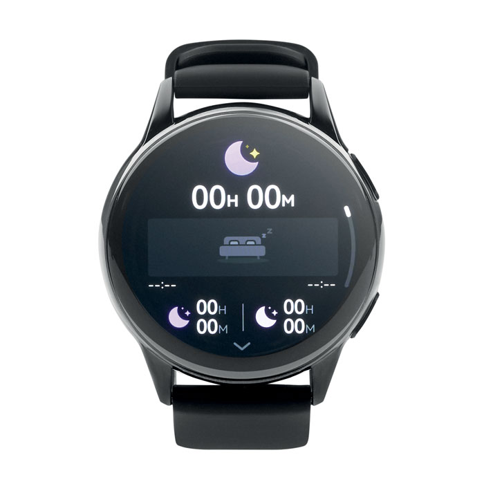 Smartwatch AMOLED IP67 RIST negro con correa de silicona y pantalla táctil