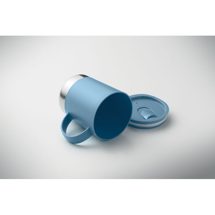 vaso reutilizable personalizado con base de acero inoxidable