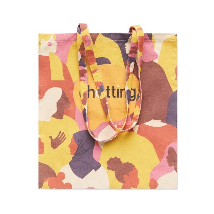 bolsa de algodón 100% customizada con impresión full color