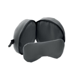 almohada de viaje personalizada 2 en 1 con antifaz integrado
